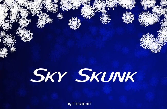 Sky Skunk example
